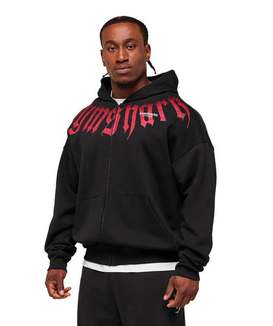 Fade Graphic Zip Up Hoodie