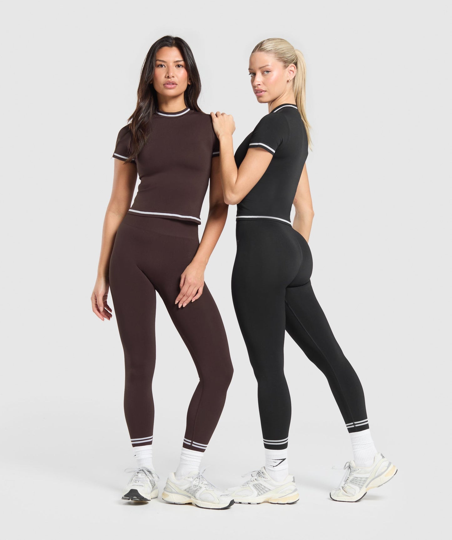 Contrast Seamless Midi Tee