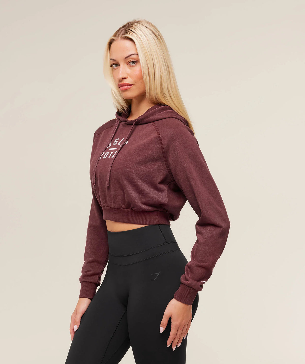 Lifting Club 2012 Graphic Cropped Hoodie