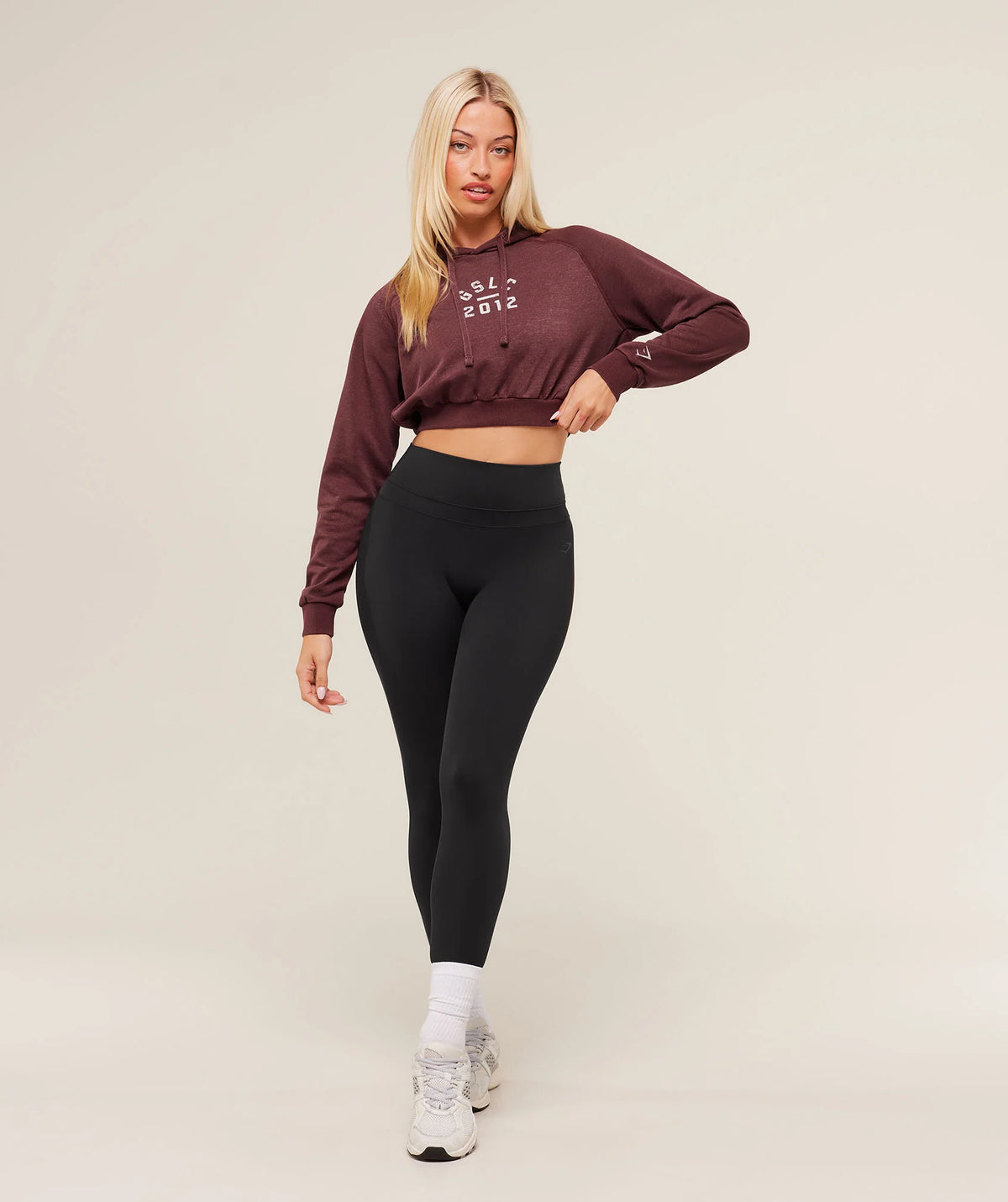 Lifting Club 2012 Graphic Cropped Hoodie
