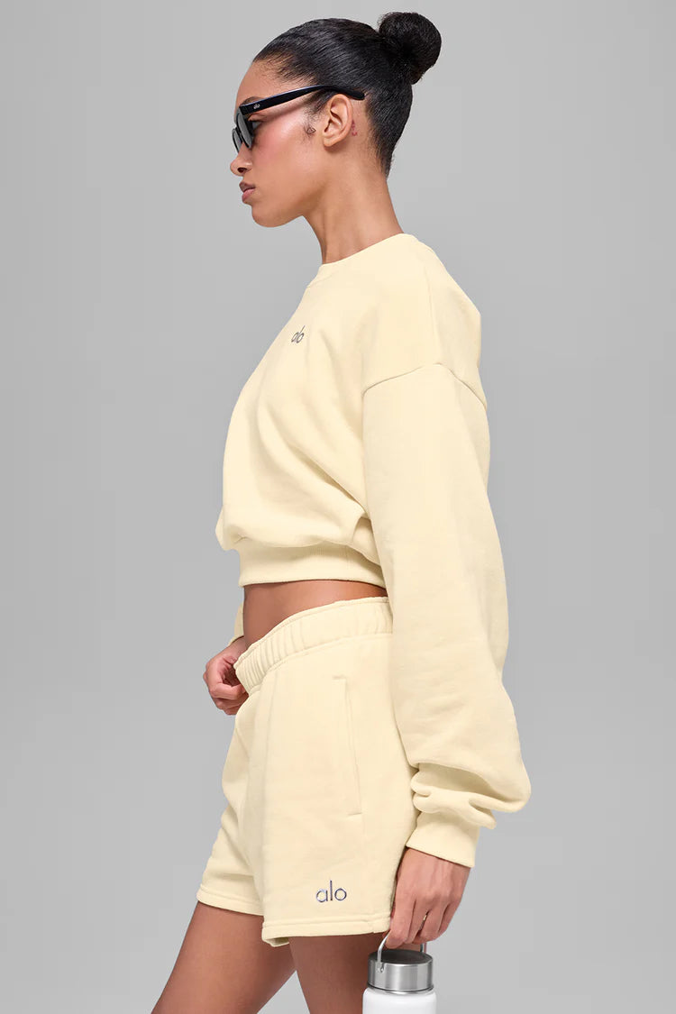 Cropped Accolade Crewneck