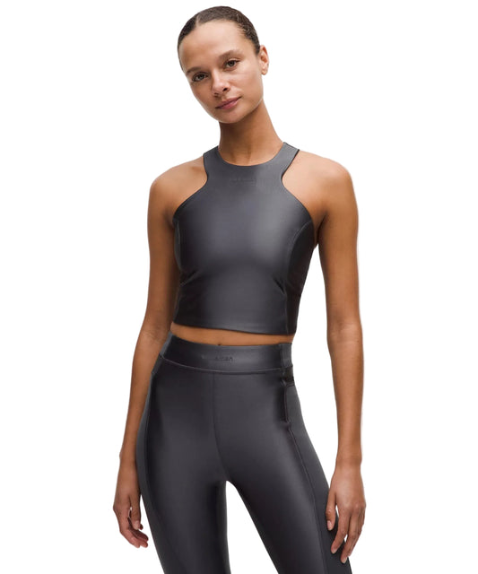 Satin Shine Tank Top Medium Support, B/C Cup * Woodmark
