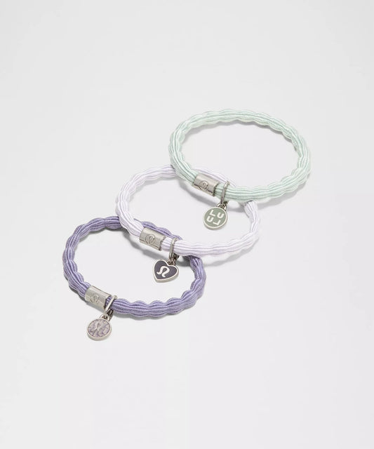 Charm Hair Ties - 3 Pack