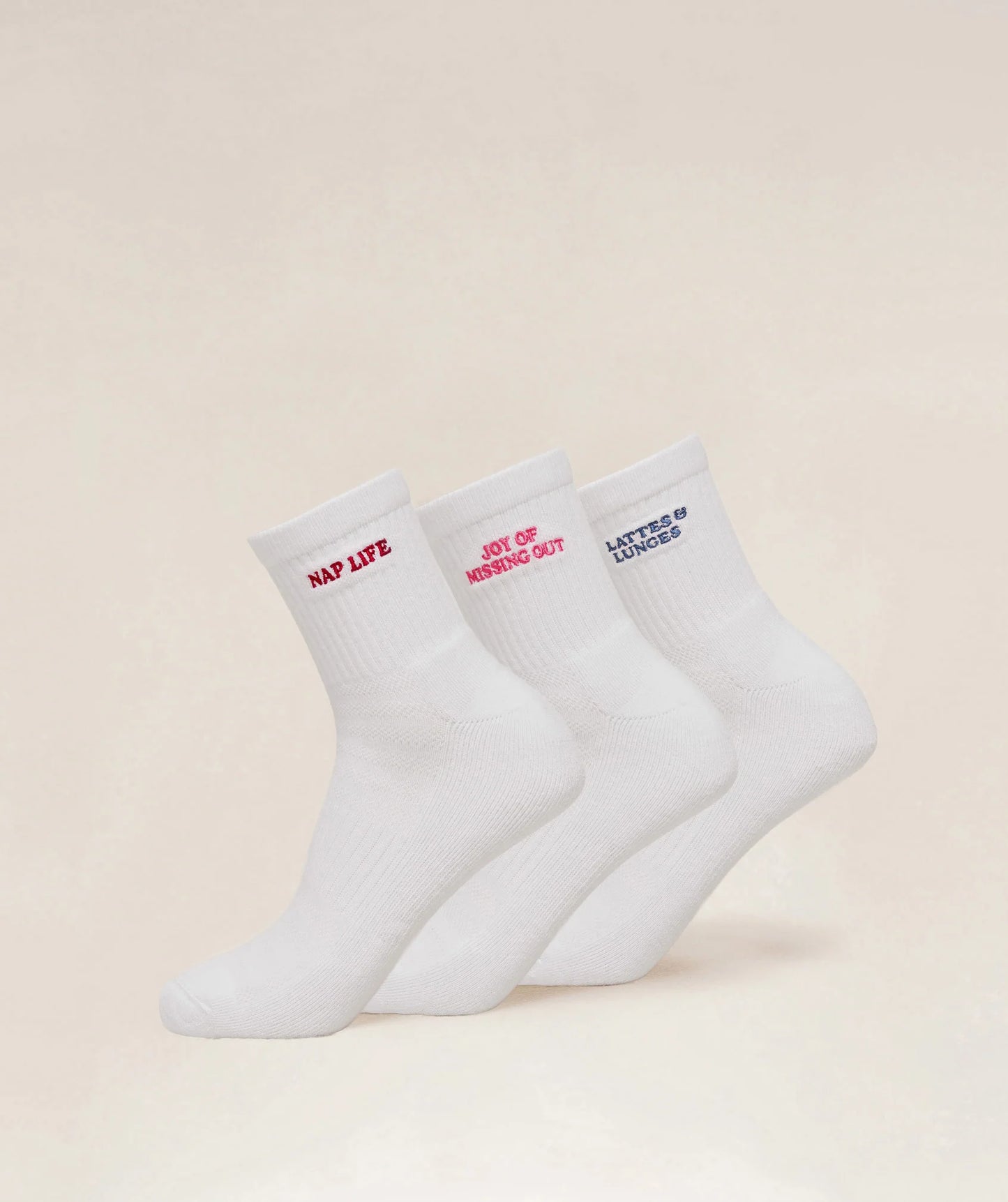 Lattes and Lunges Multi Graphic Midi 3pk