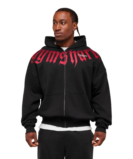 Fade Graphic Zip Up Hoodie